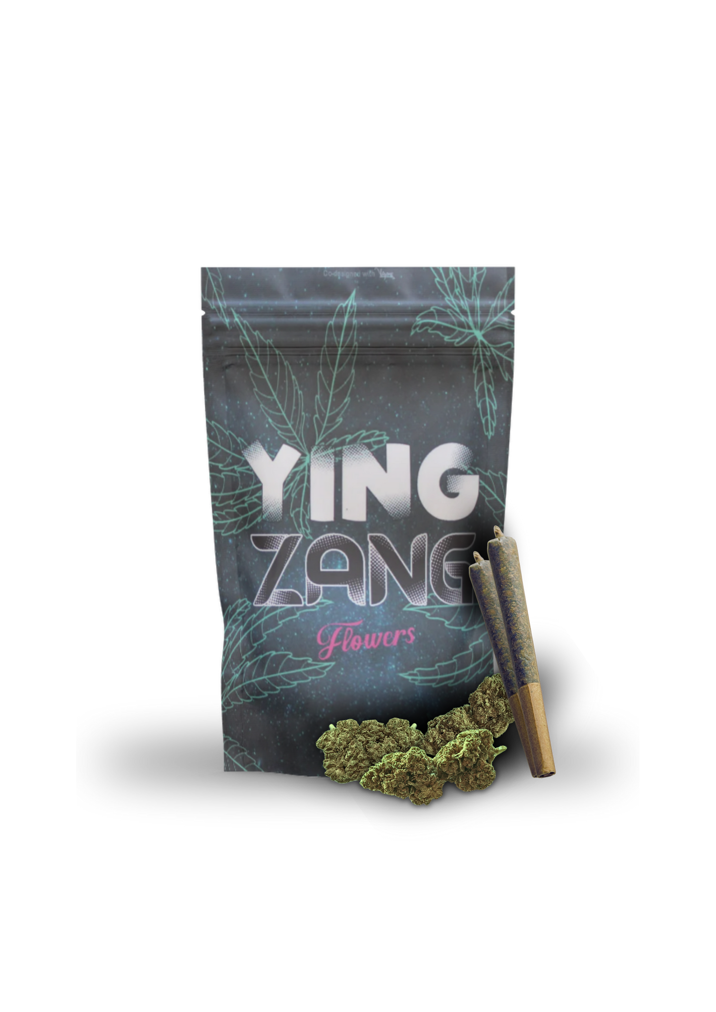 packaging nuit YZ cône et fleur white widow