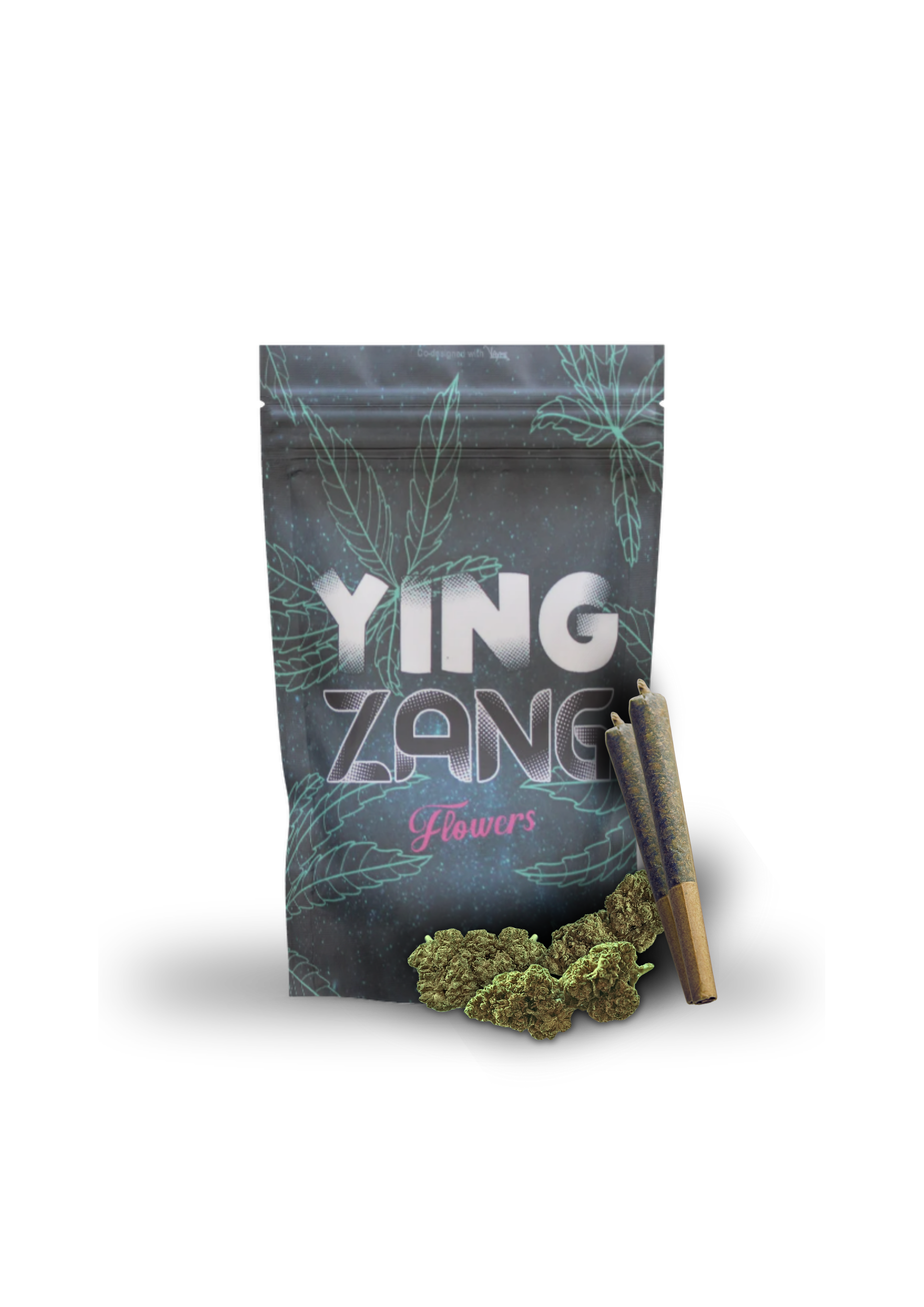 packaging nuit YZ cône et fleur white widow